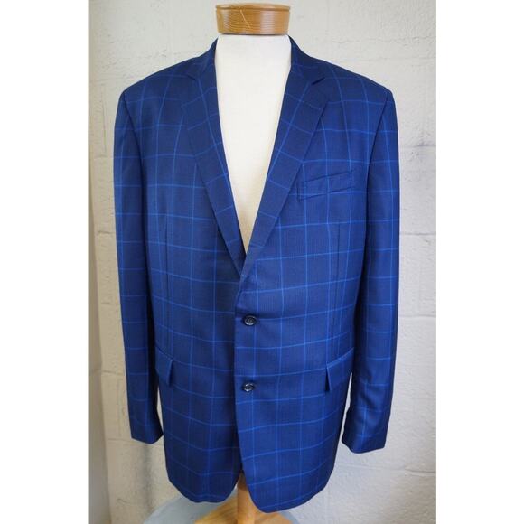 Brooks Brothers Sport Coat 46L Brown Blazer Regent Reda Wool window pane - Picture 5 of 14